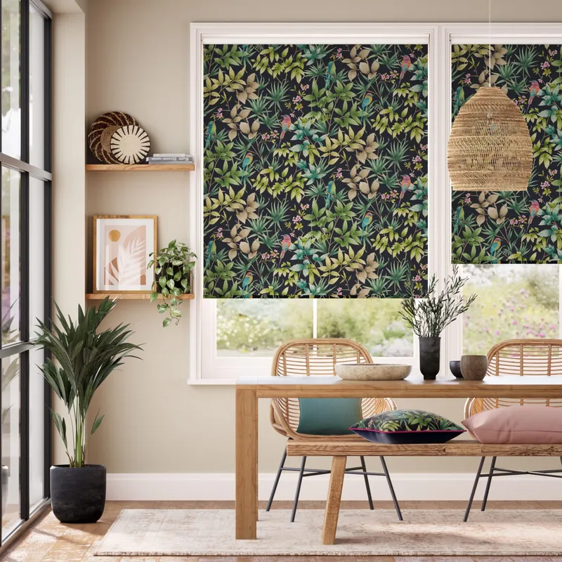 Paradiso Velvet Midnight Roller Blind