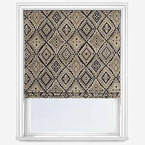 Imari Indigo Roman Blind