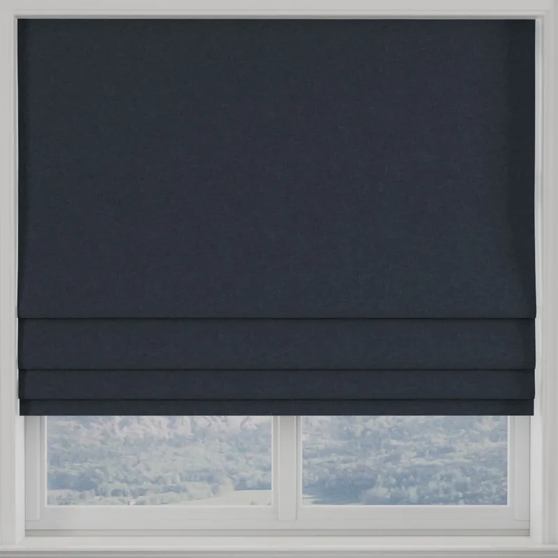 Kansai Plain Made To Measure Roman Blind Denim