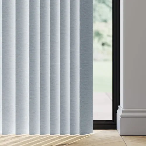 Alaya Denim Rigid Vertical Blinds