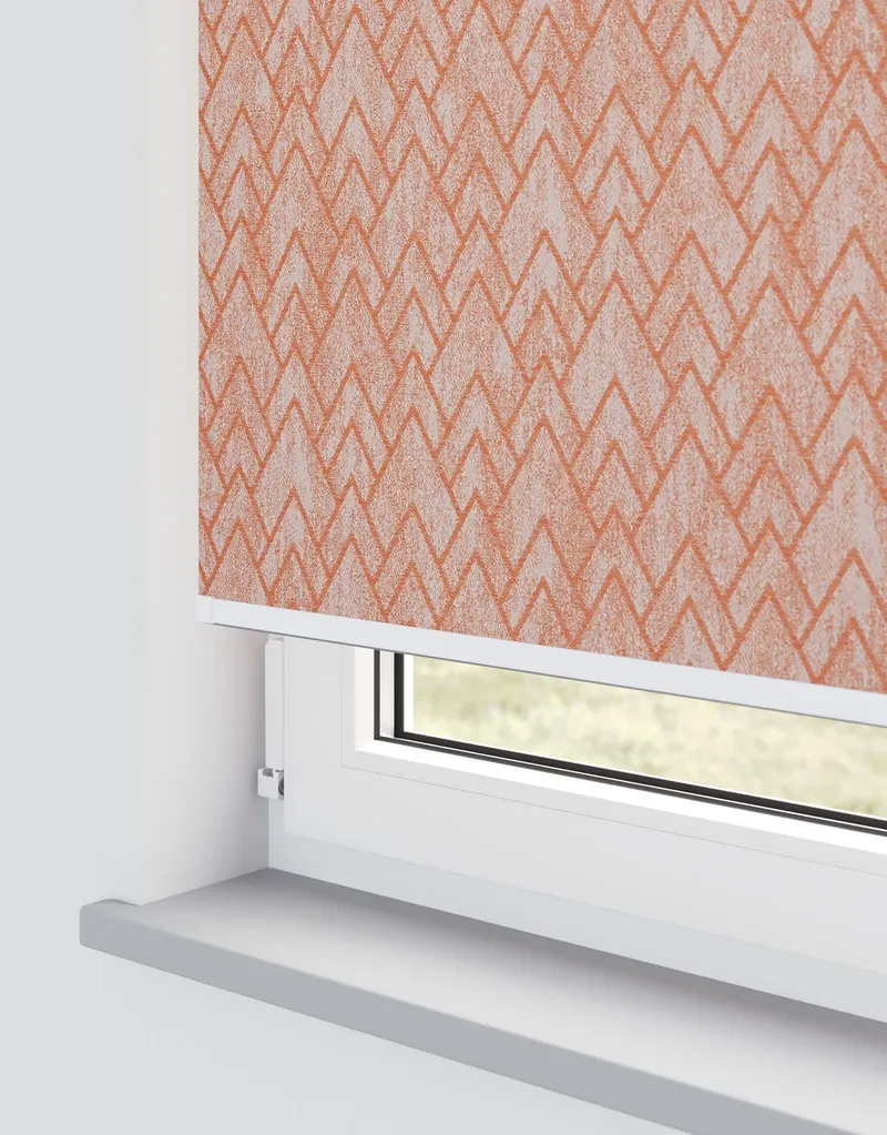 Isabella Tangerine Roller Blind
