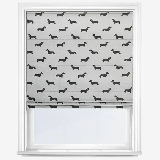 Emily Bond Basil Pebble Roman Blind