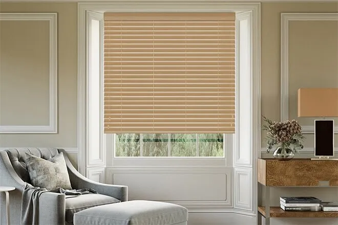 Morgan Light Oak - Wooden Blind