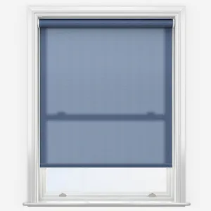 Deluxe Plain Denim Blue Roller Blind