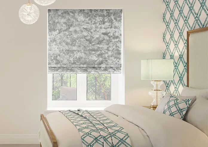 Cyrus Crushed Velvet Roman Blinds