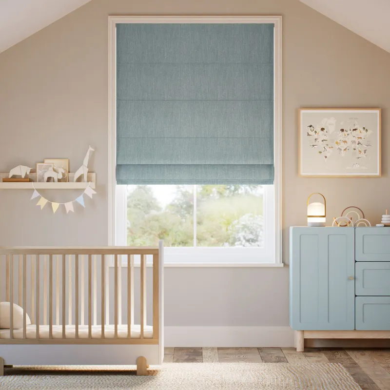 Isabella Teal Roman Blind
