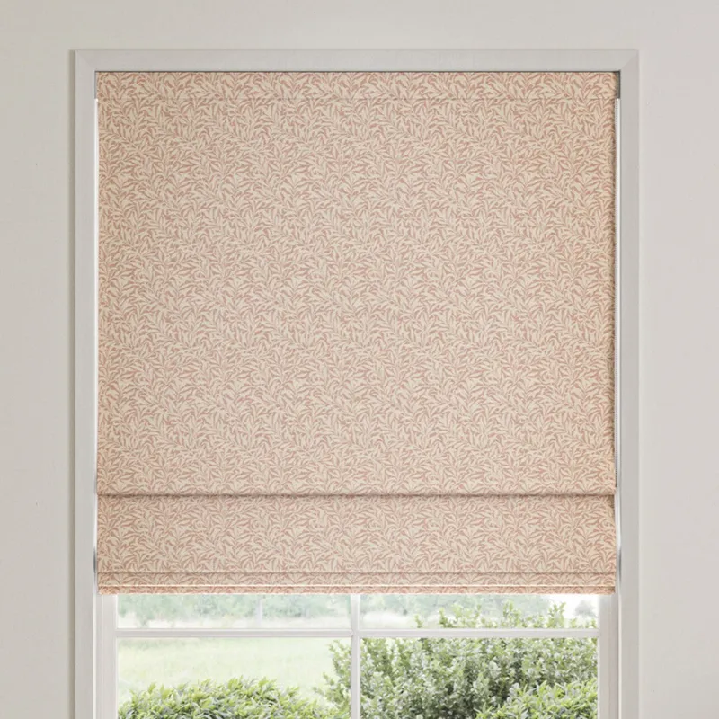 William Morris Willow Bough Woven Made To Measure Roman Blind Blossom