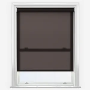 Deluxe Plain Espresso Roller Blind