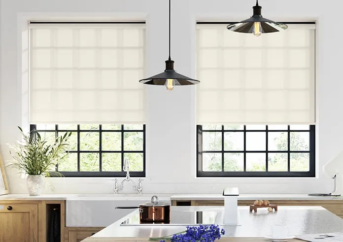 Roma Oxford Cream - Roller Blind