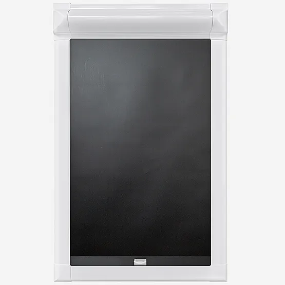 Aqualuxe Black Perfect Fit Roller Blind