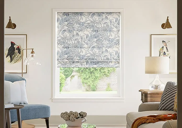 Maui Indigo - Roman Blind