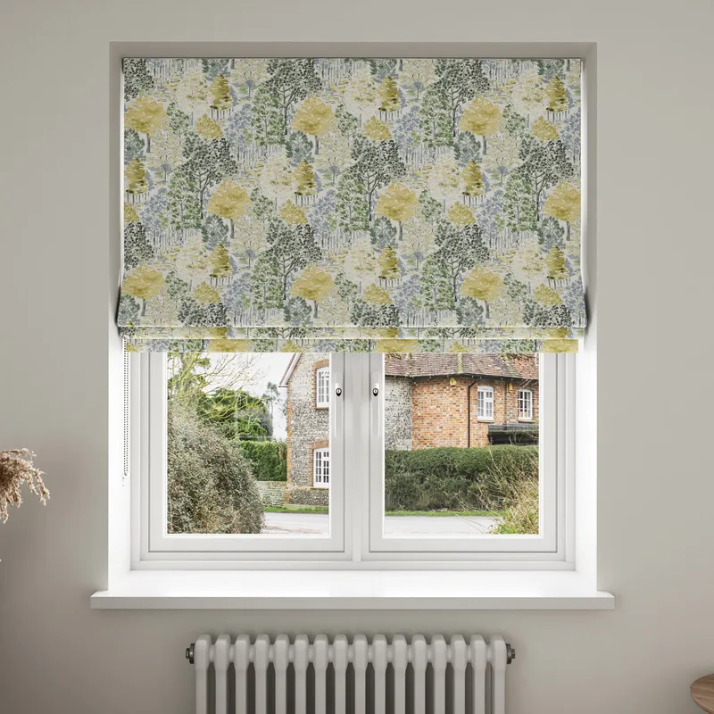 Laura Ashley Bernwood Ochre Yellow Blinds Uk