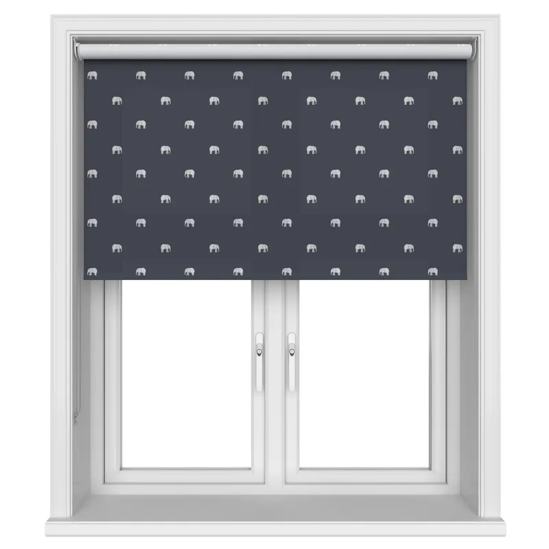 Sophie Allport Elephant Deep Navy Blinds Uk
