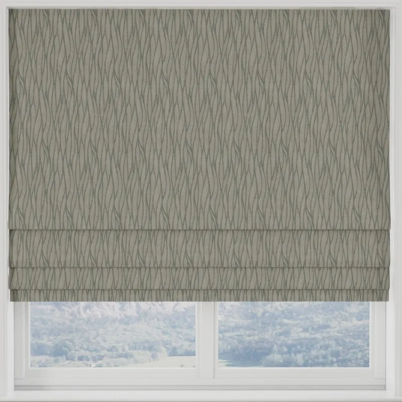 Linear Made To Measure Roman Blind Duckegg