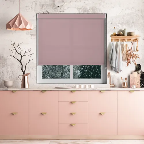 Origin Pastel Pink Pelmet Roller Blind