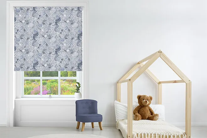Mermaids Blue - Children's Blackout Roller Blind