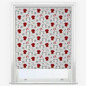 Sonova Studio Team Play Red Roller Blind