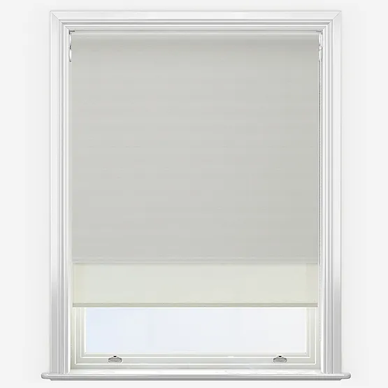 Double Roller Supreme Blackout Parchment & Cream Double Roller Blind