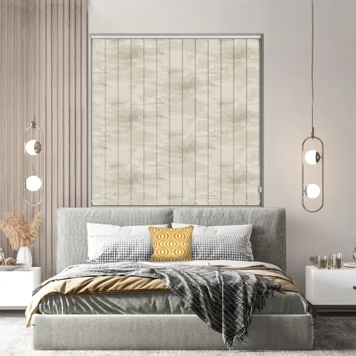Bliss Fizz Cream Vertical Blind