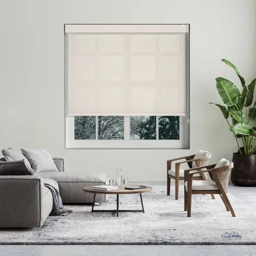 Nordic Solar Ice Pelmet Roller Blind