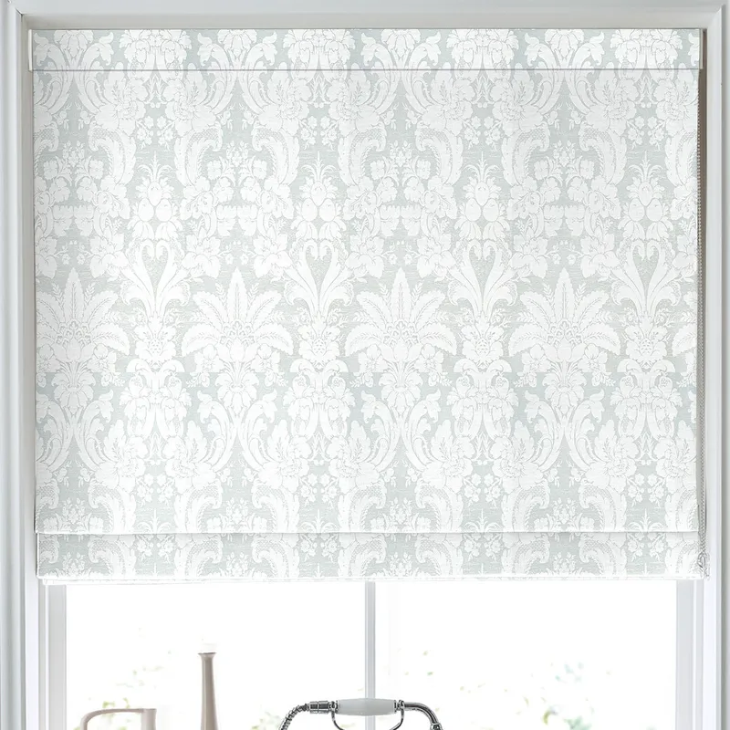 Laura Ashley Martigues Made To Measure Roman Blind Smoke Green