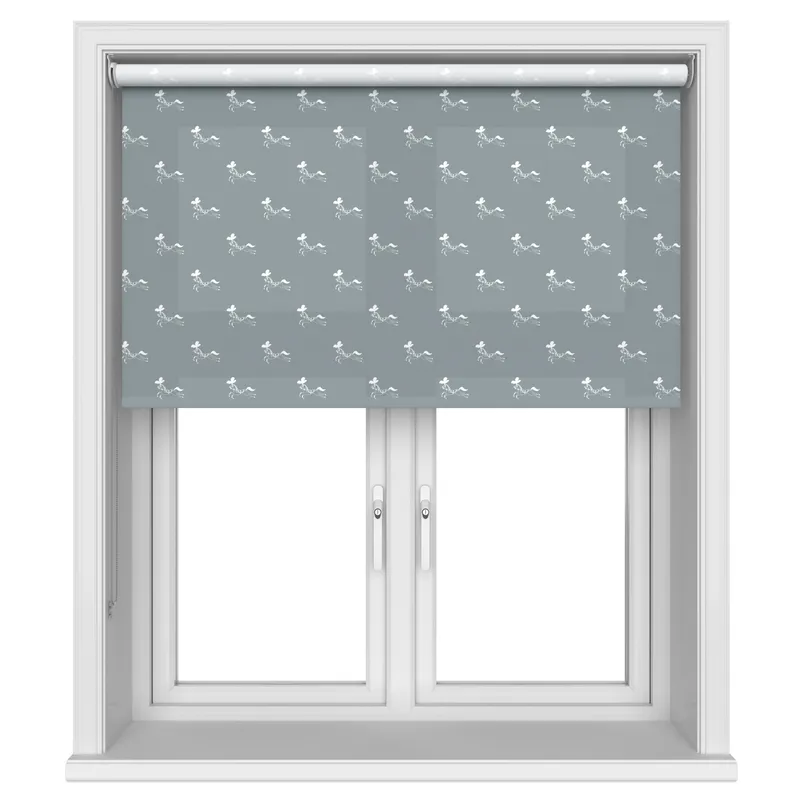 Sophie Allport Fairground Ponies Teal Blinds Uk
