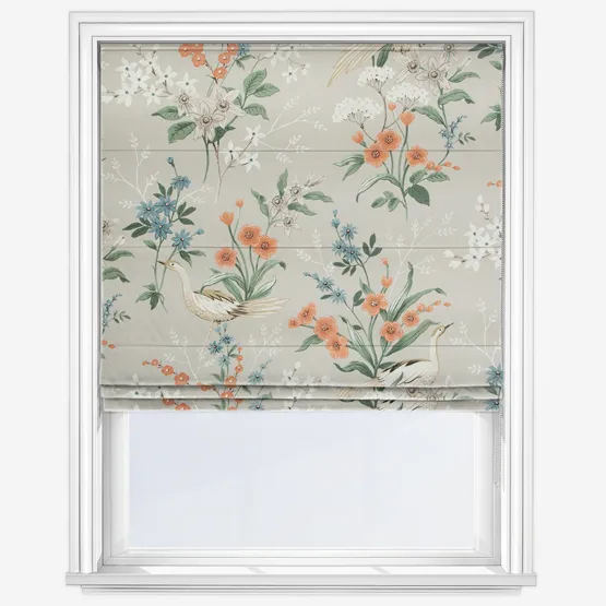 Jade Umber Roman Blind