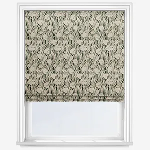 Emily Bond Crocus Green Roman Blind