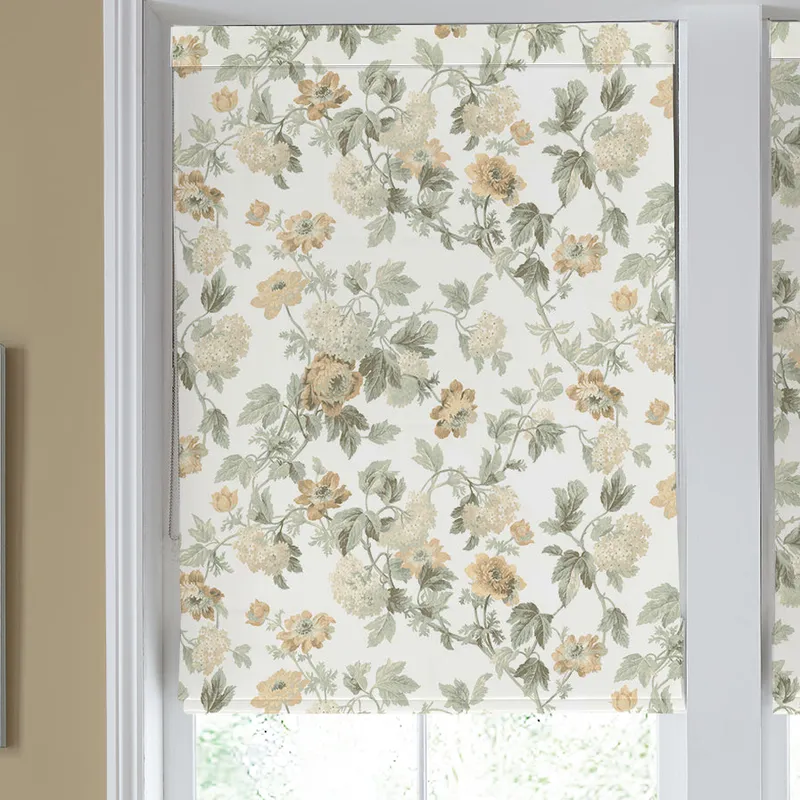 Laura Ashley Catrin Made To Measure Roman Blind Ochre