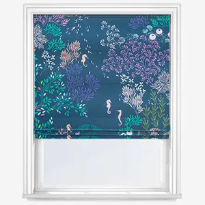 Sara Miller Underwater Midnight Roman Blind