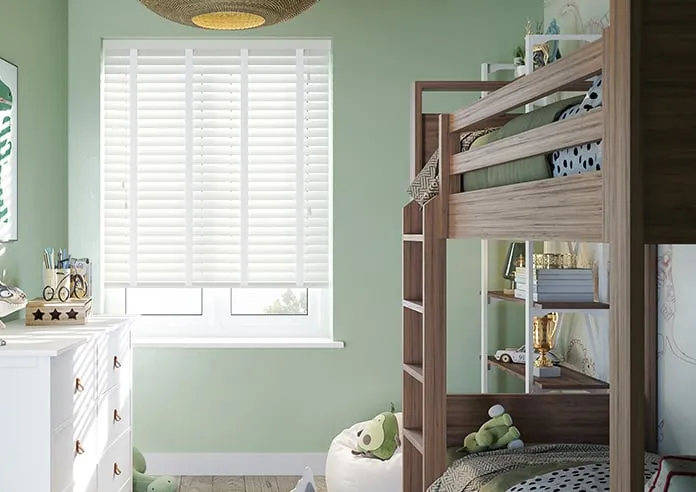 Ecowood Deluxe Snow White Fine Grain - Venetian Blind