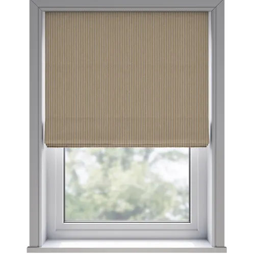 Tivoli Flax Deluxe Roman Blinds