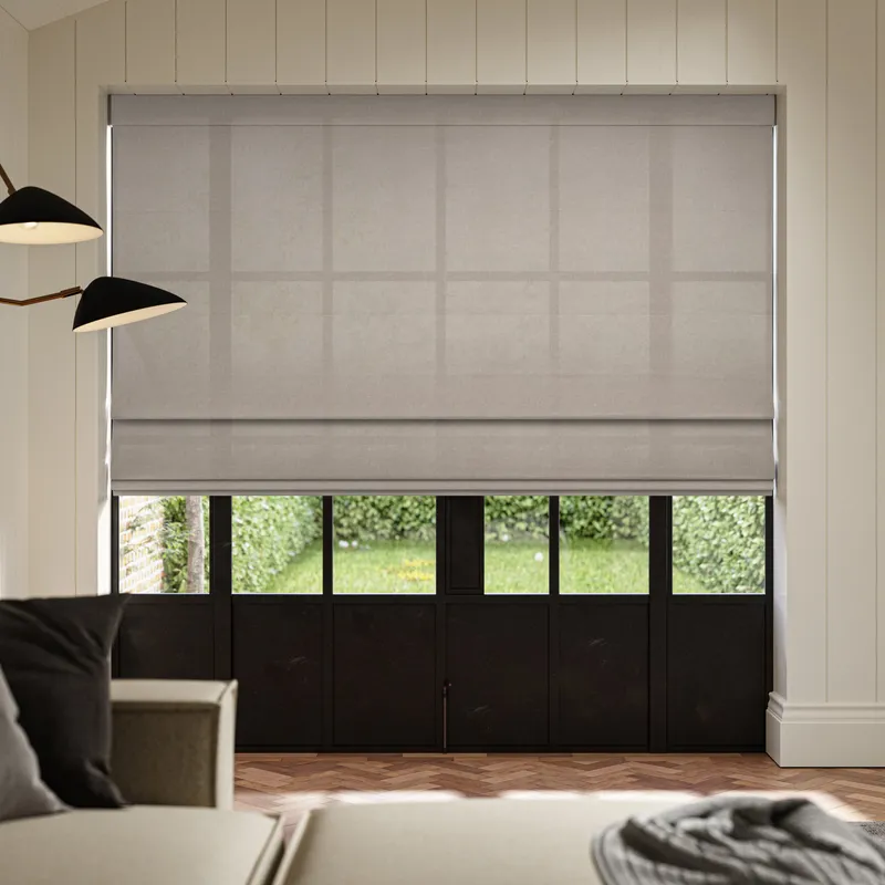 Ante Decor Aura No Joins Light Filtering Made To Measure Roman Blind Mist