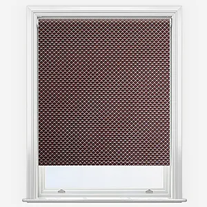 Ted Baker Palm Geo Crimson Roller Blind