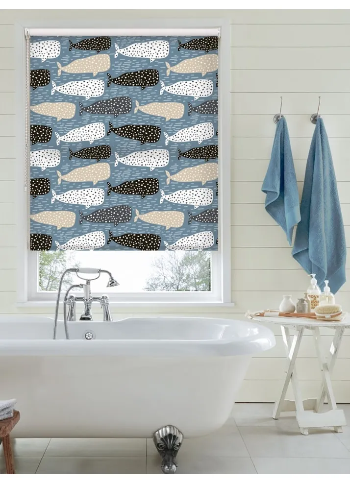 Whale Of A Time Jumbo Roller Blind