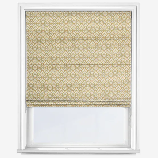 Edinburgh Weavers Cooper Gold Roman Blind