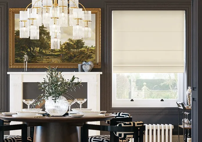 Saltaire Buttercream - Roman Blind