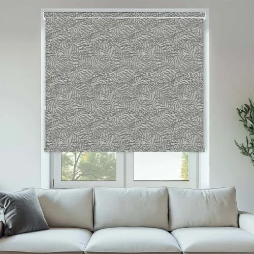 Aura Charcoal Blackout Pelmet Roller Blinds - Light Control