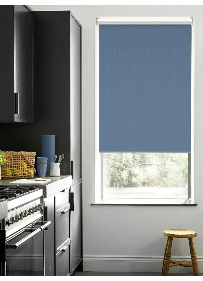 Denim Blue Roller Blind