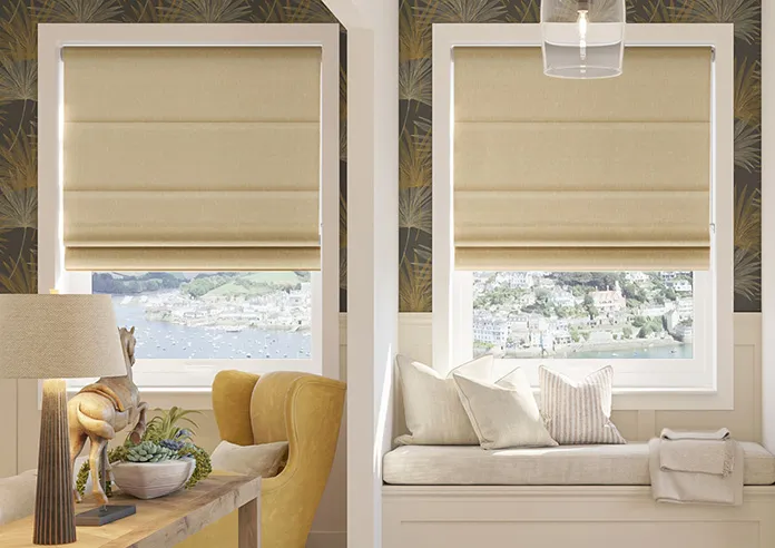 Delicate Chevron Sunbeam - Roman Blind