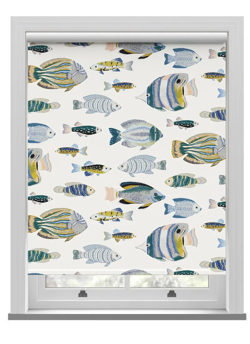 John Lewis Tropical Fish Pvc Roller Blind