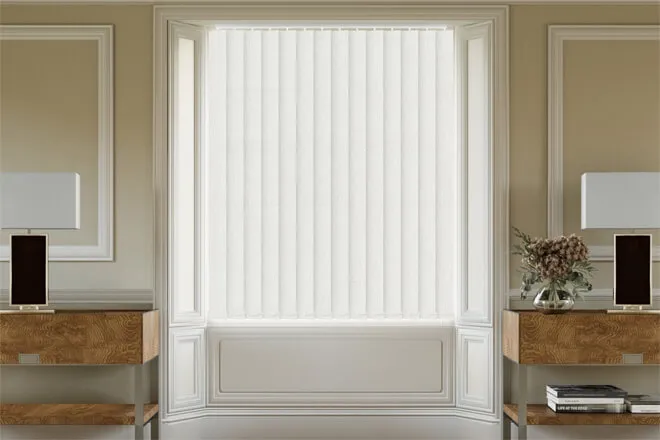 Emily White - Shadow Pattern Vertical Blind