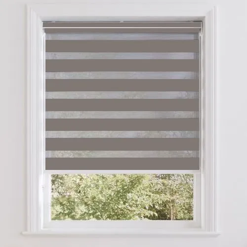 Vision Taupe Day & Night Roller Blinds