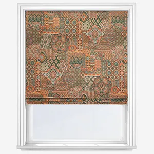 Persia Burnt Orange Roman Blind