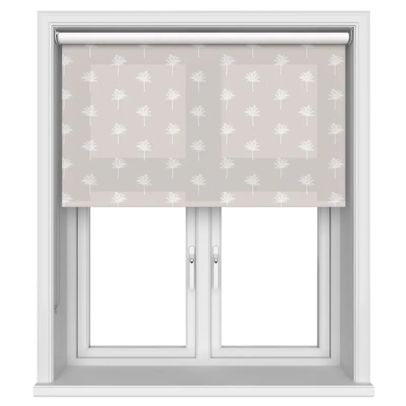 Sara Miller Small Palm Tree Linen Blinds Uk