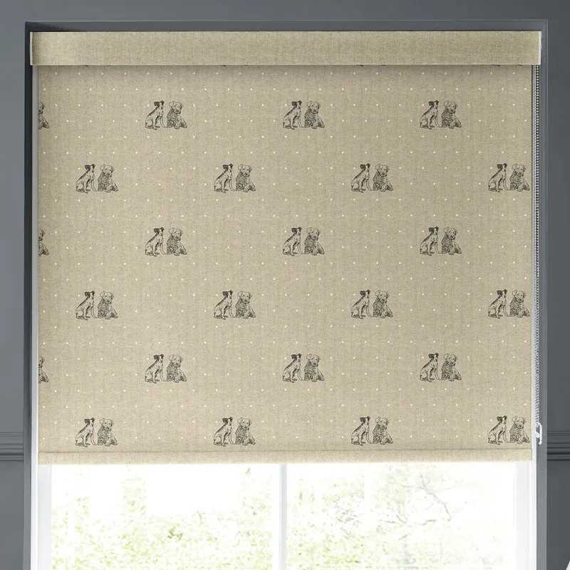 Emily Bond Millie Made To Measure Blackout Roller Blind Linen