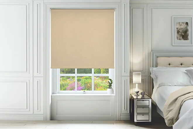 Canvas Gold - Textured Blackout Roller Blind