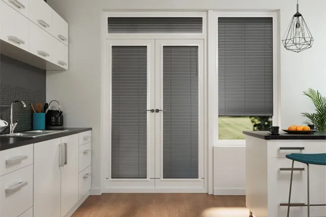 Precision Graphite - 25mm Slat Venetian Perfect Fit Blind
