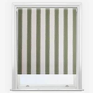 Laura Ashley Denwick Stripe Green Roller Blind