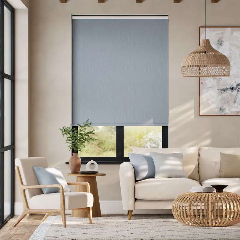 Choices Remy Linen Bluebell Roller Blind